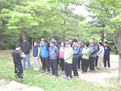 부산등산학교25기 교육 모습(부채암 3주차)
