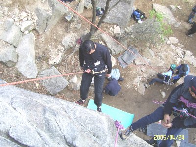 부산등산학교 25기 교육 모습(대륙2주차)